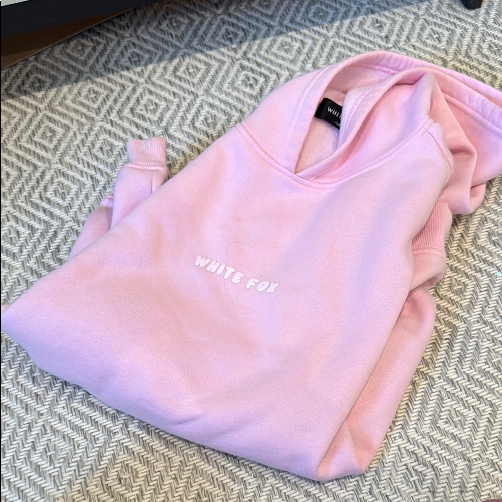 White Fox Boutique Pink Hoodie